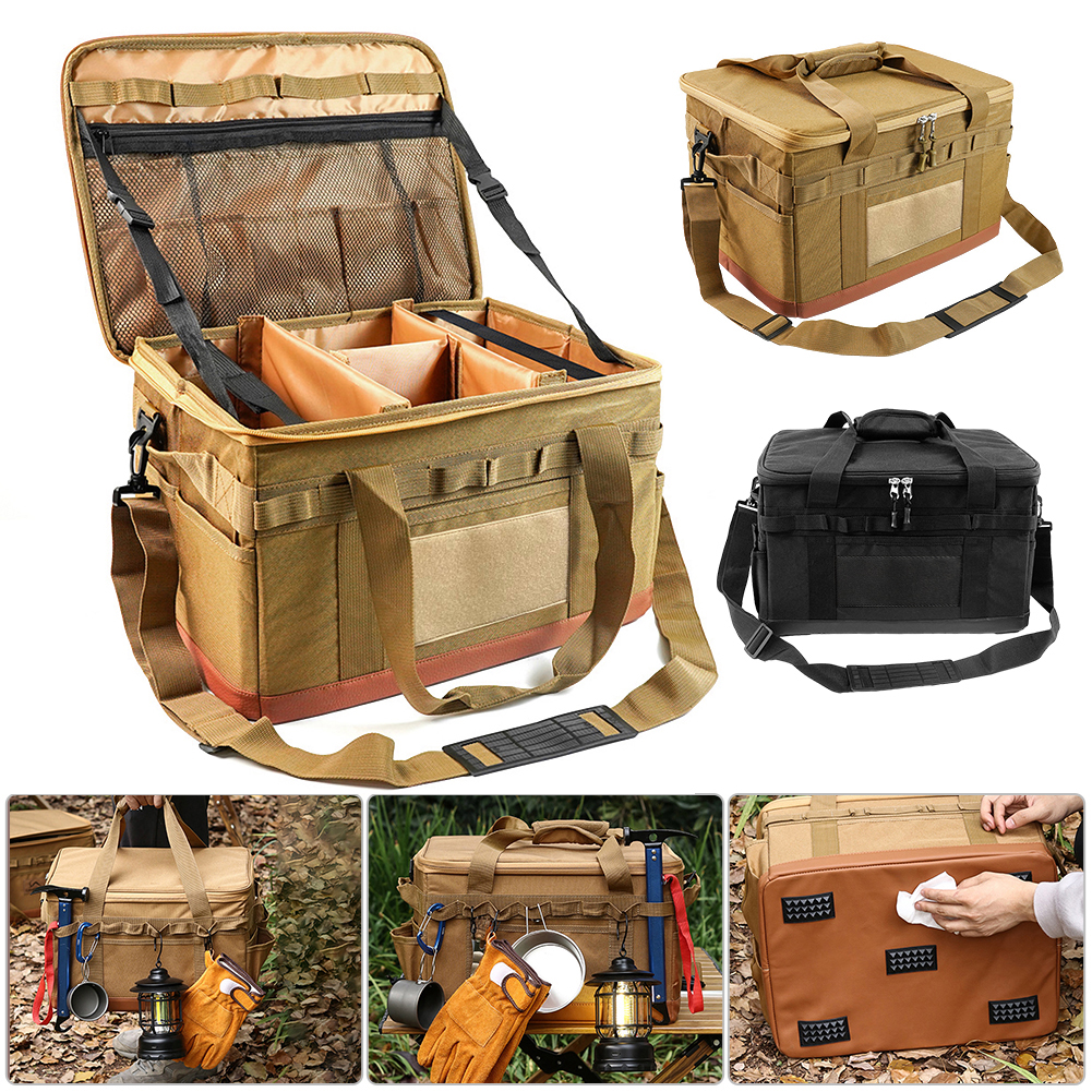 Camping Cooking Utensil Organizer - 30L Outdoor Camping Picnic Storage Bag