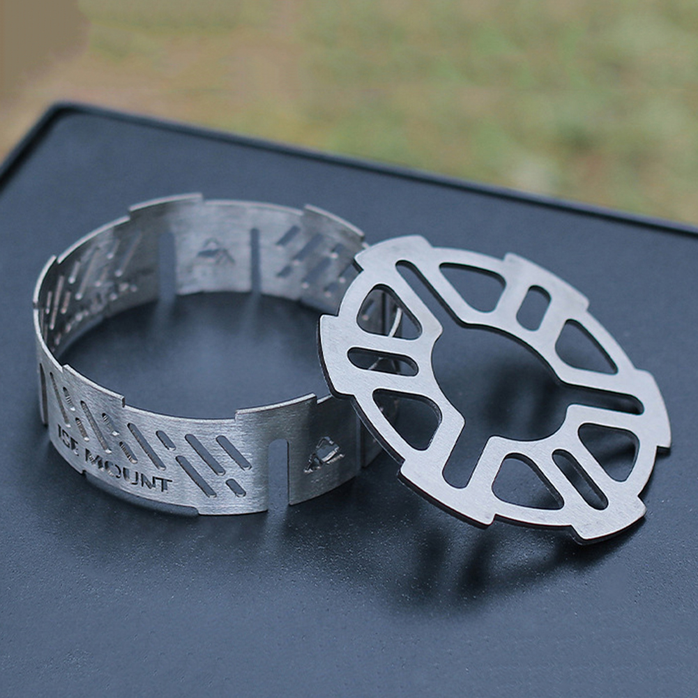 Camping Cooking Ring - Outdoor Stove Windshield Portable Camping Stove