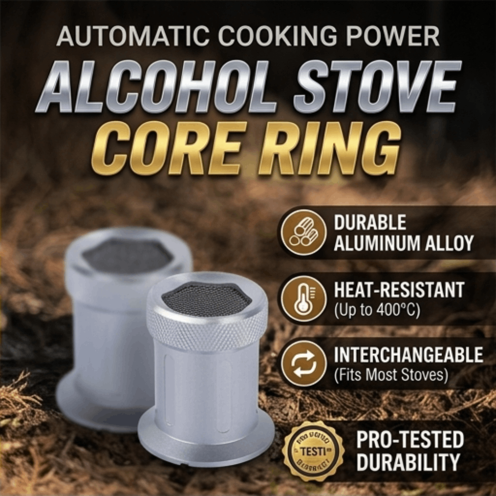 Camping Cooking Ring - Lightweight Aluminum Alloy Alcohol Stove Simmer