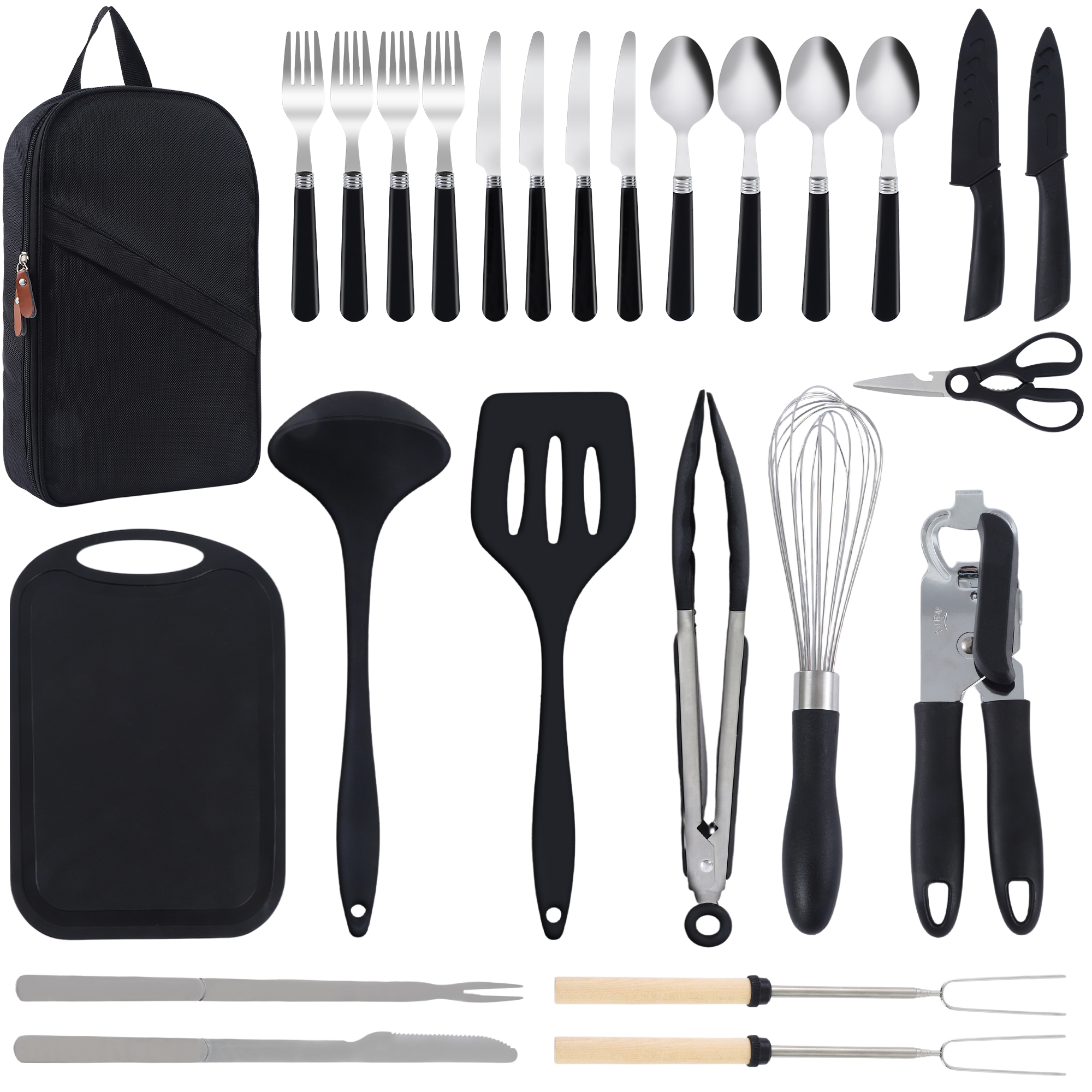 Camping Cooking All In One - 26Pcs Outdoor Camping Cooking Utensils Set