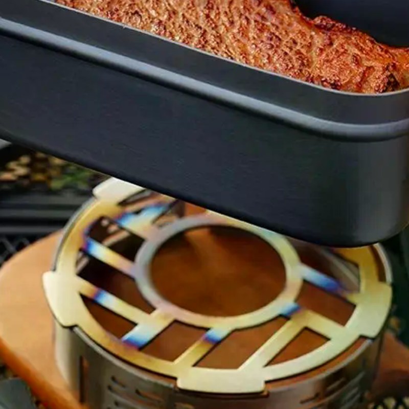 Camping Cooking Ring - Outdoor Stove Windshield Portable Camping Stove