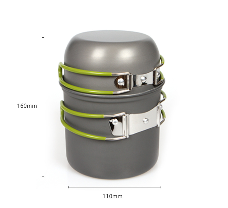Ultralight Camping Pot Set: Ca - Camping Cooking Pan ulasan dan harga