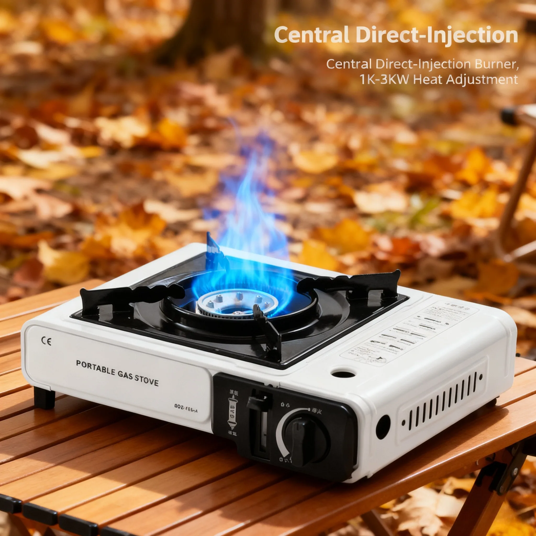 Portable outdoor gas stove, su - Camping Cooking Ring ulasan dan harga