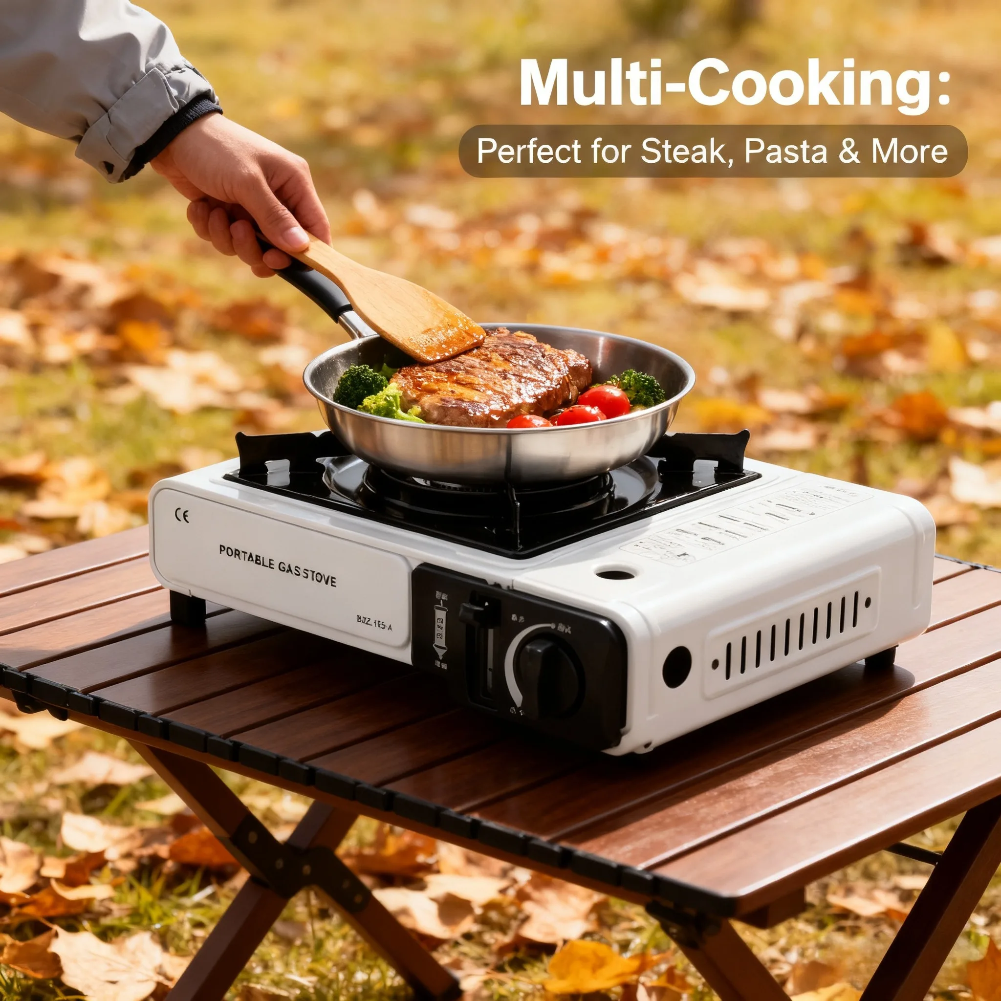 Portable outdoor gas stove, su - Camping Cooking Ring ulasan dan harga