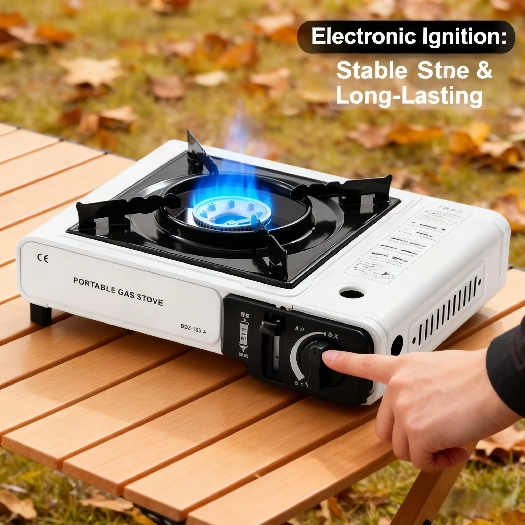 Portable outdoor gas stove, su - Camping Cooking Ring ulasan dan harga