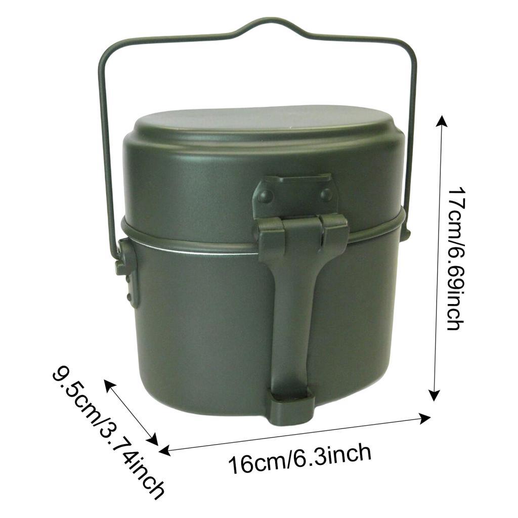 Outdoor Mess Tin Kit Camping L - Camping Cooking Box Set ulasan dan harga