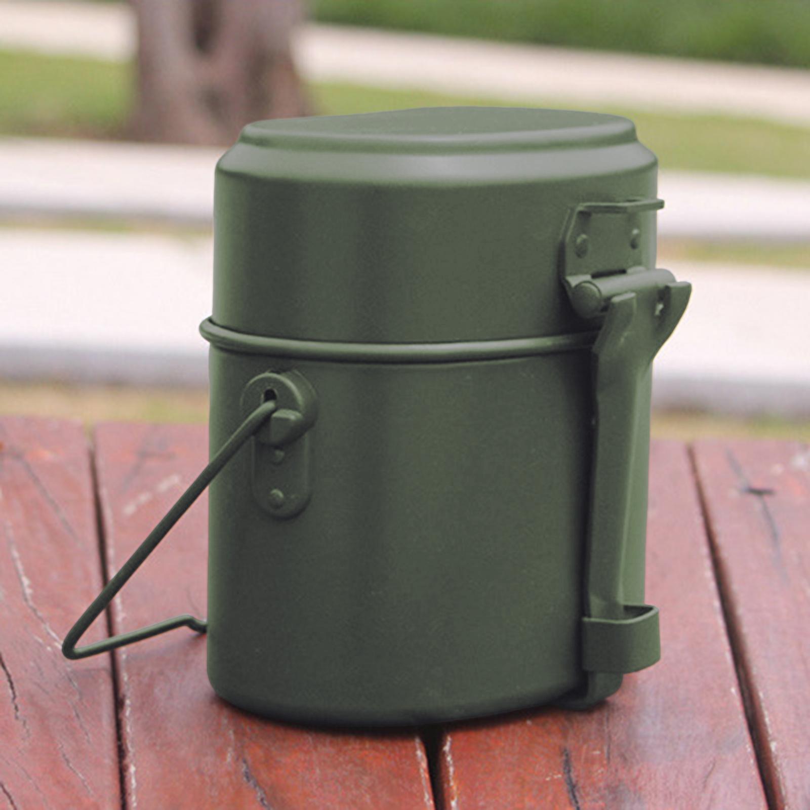 Outdoor Mess Tin Kit Camping L - Camping Cooking Box Set ulasan dan harga