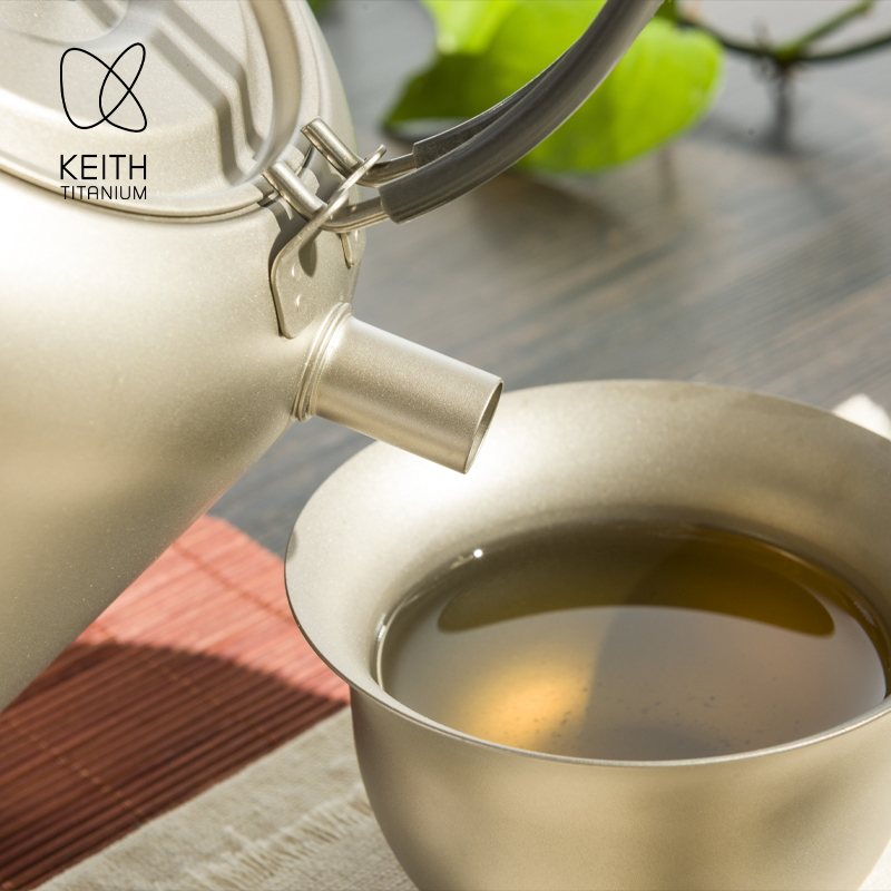 Portable Outdoor Titanium Tea  - Camping Cooking Set With Kettle ulasan dan harga