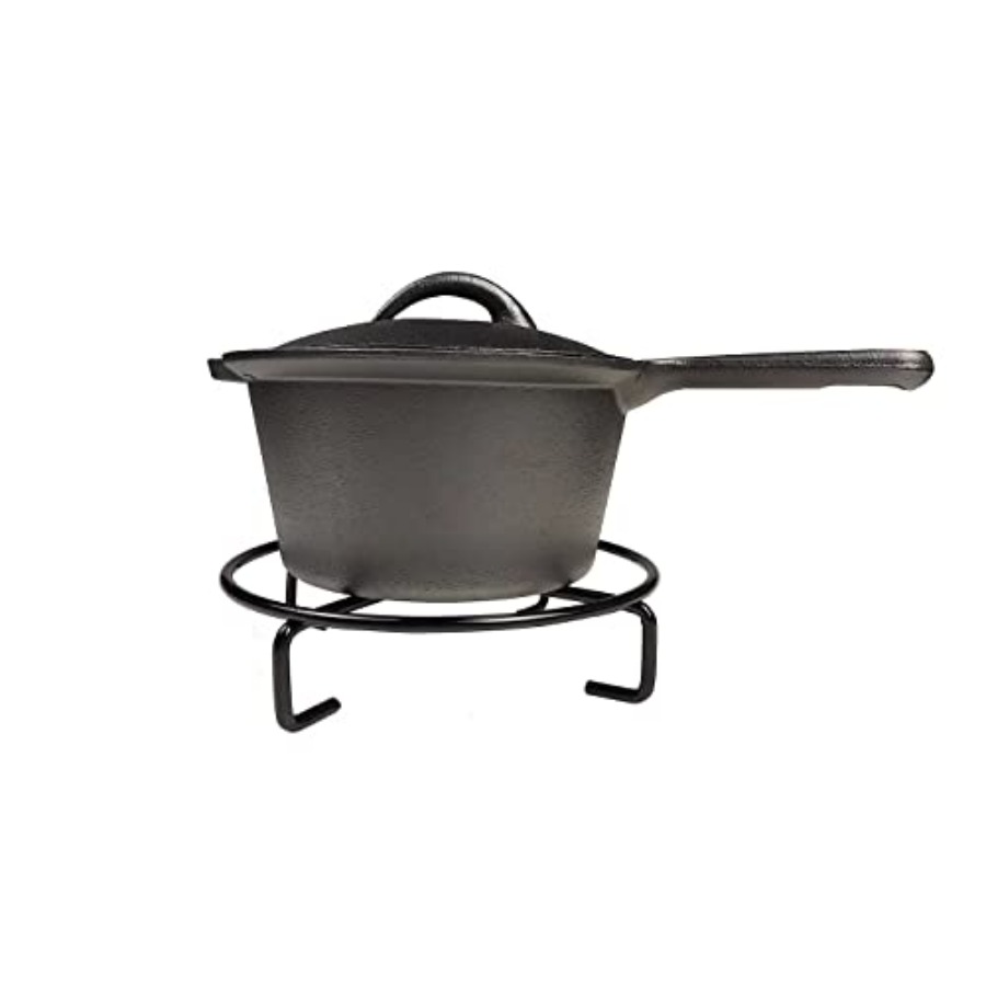 Pre-seasoned Cast Iron Dutch O - Camping Cooking Box Set ulasan dan harga