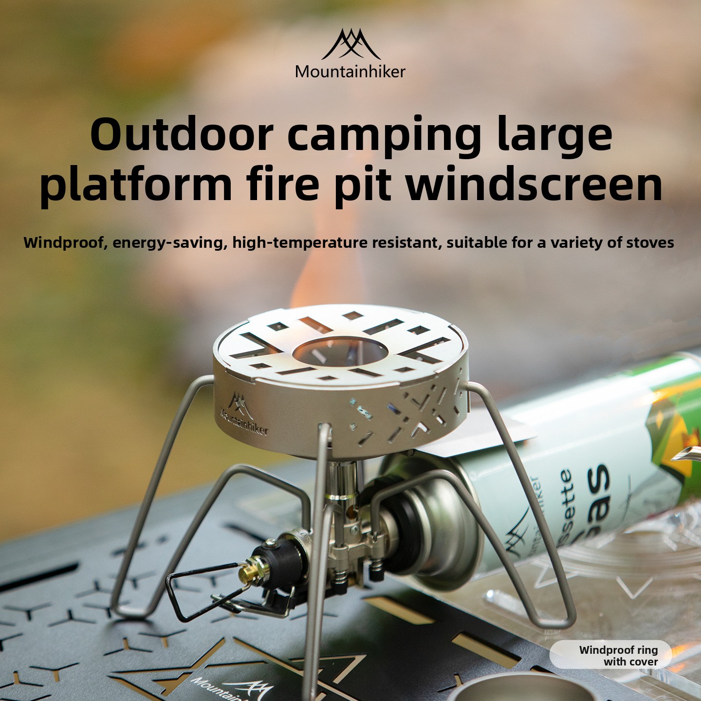 MOUNTAINHIKER Outdoor Windshie - Camping Cooking Ring ulasan dan harga