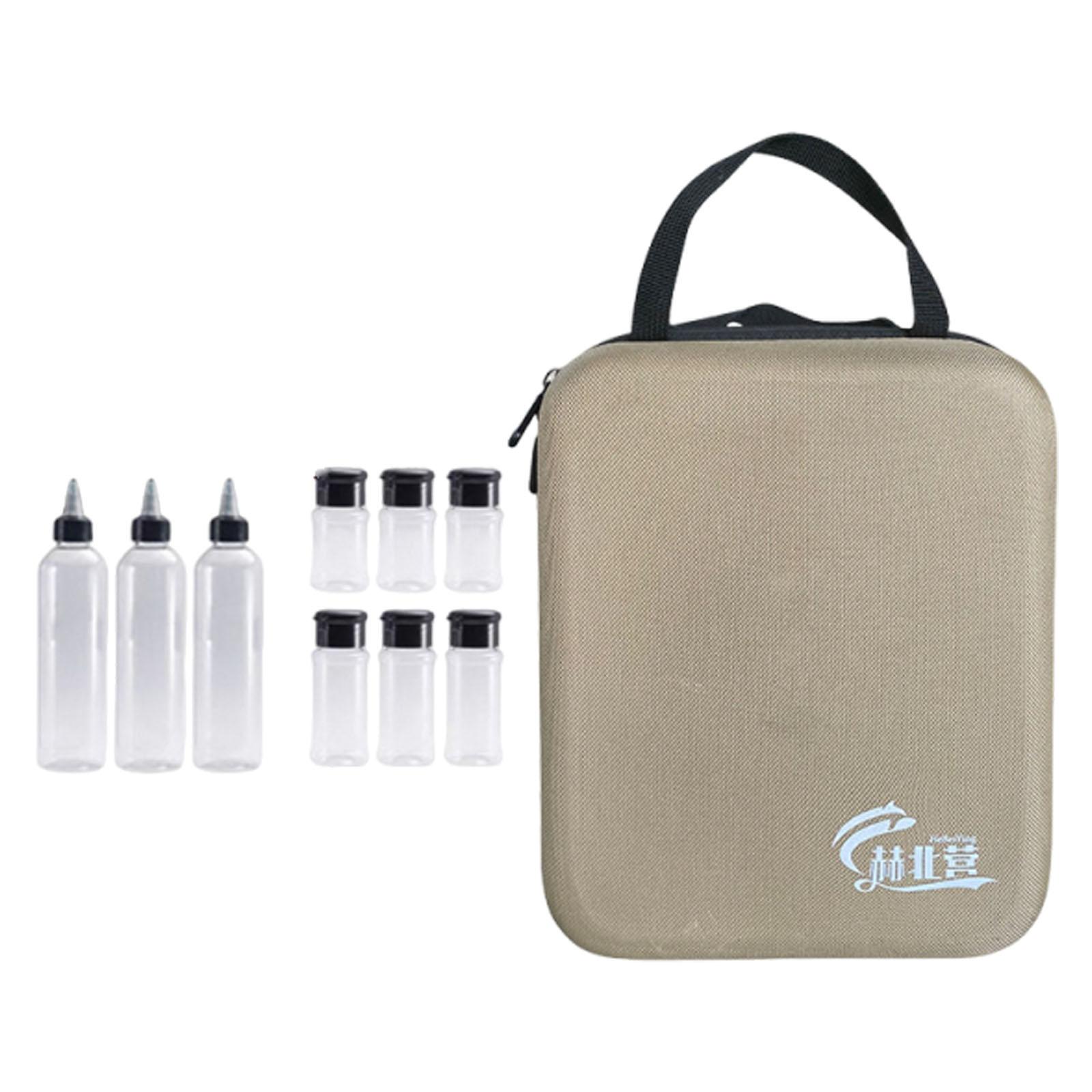 11x Camping Spice Jars Kit EVA - Camping Cooking Utensil Bag ulasan dan harga