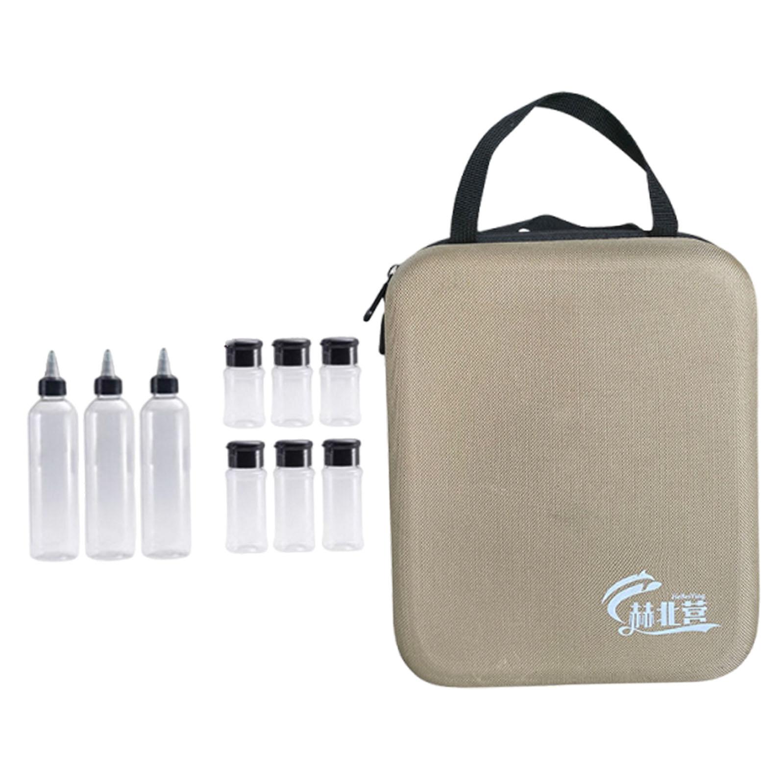 11x Camping Spice Jars Kit EVA - Camping Cooking Utensil Bag ulasan dan harga