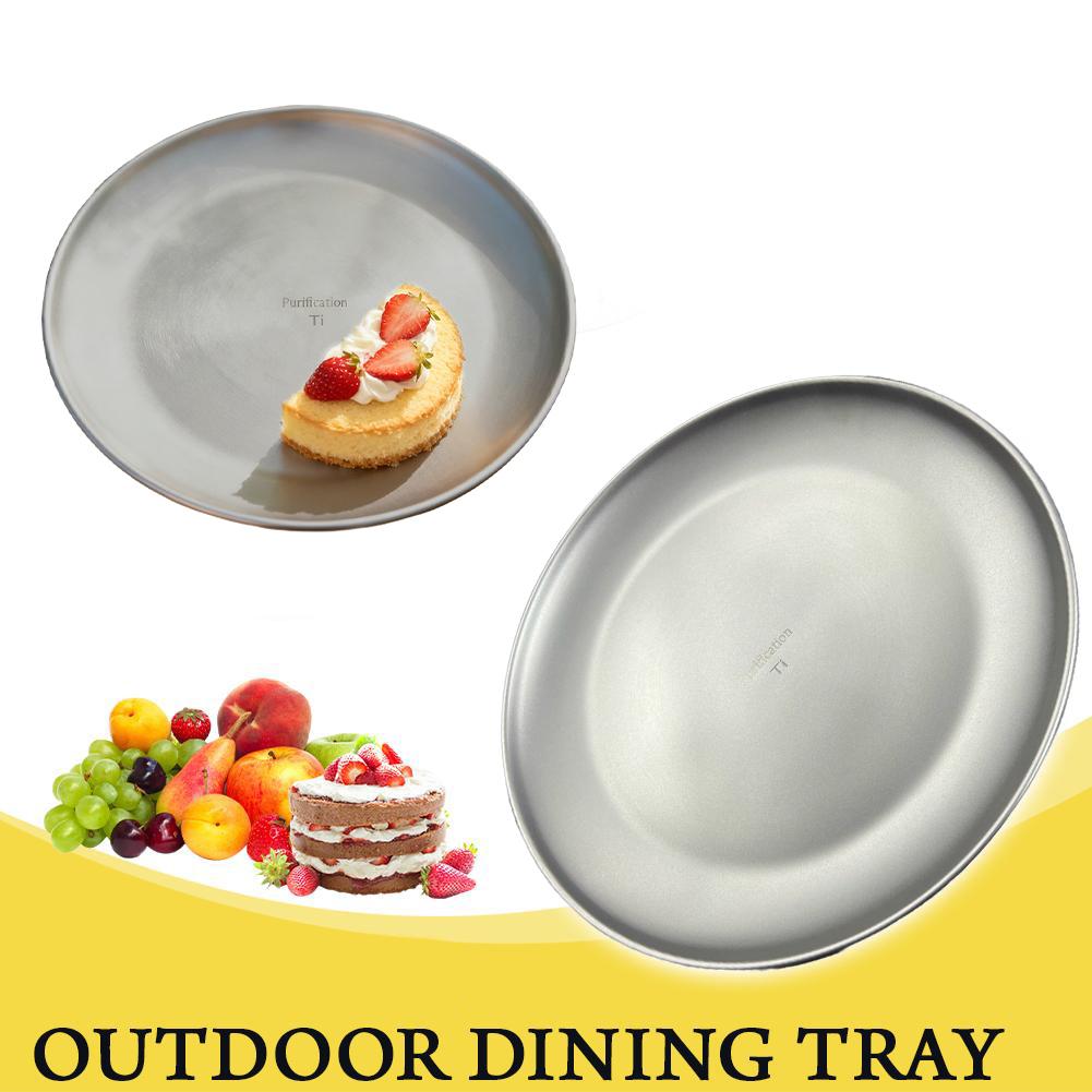 1/2Pcs Titanium Outdoor Campin - Camping Cooking Plate ulasan dan harga
