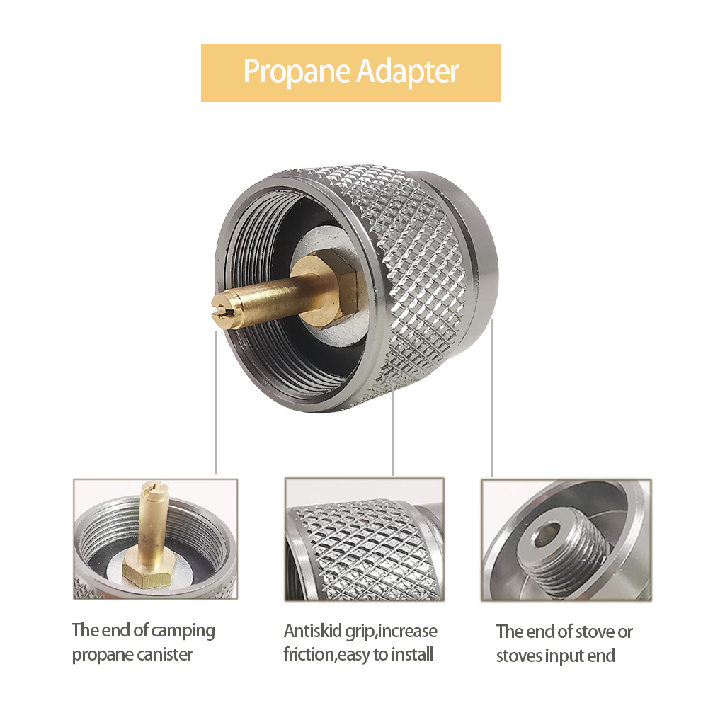 1Pc Camping Stove Adapter Conv - Camping Cooking Propane ulasan dan harga