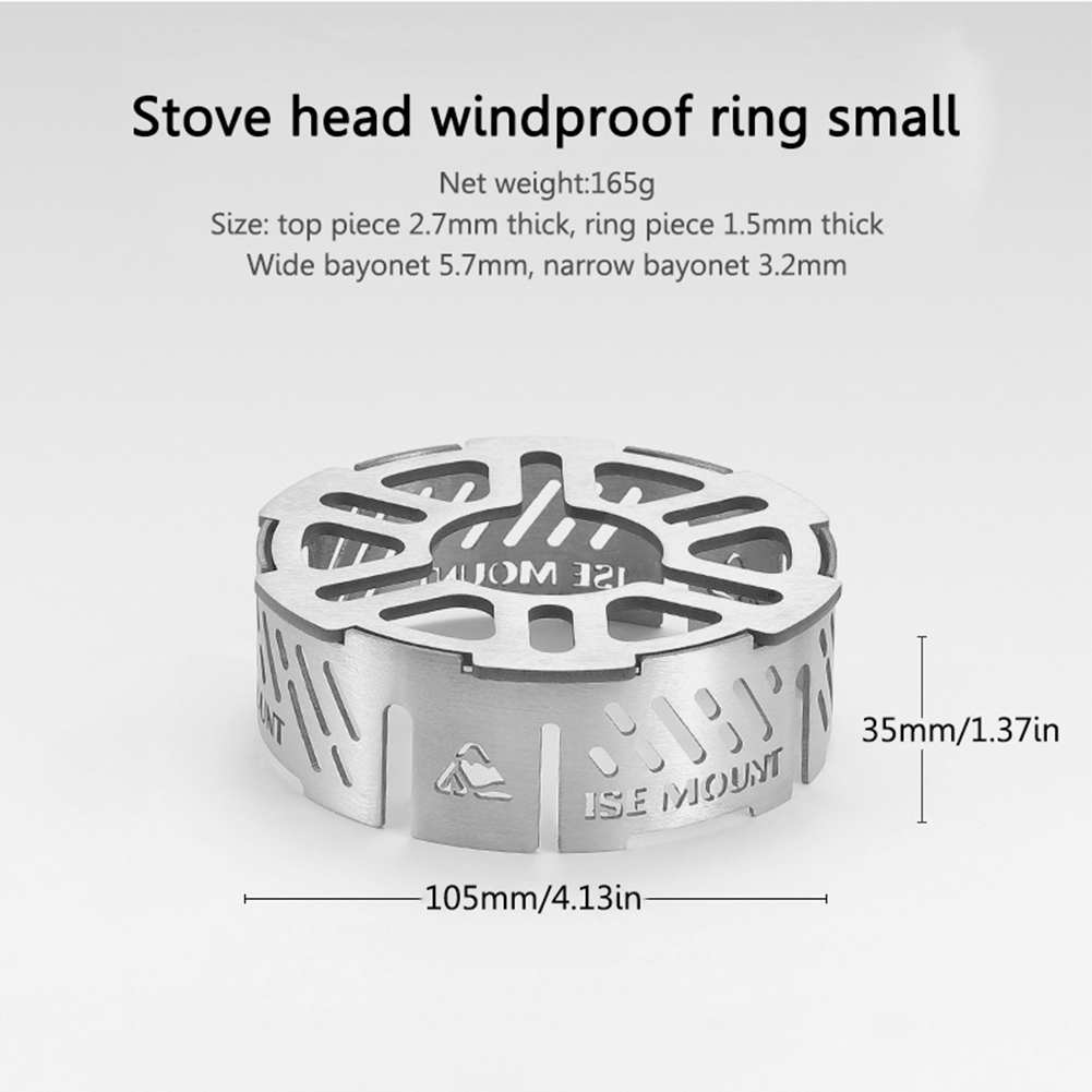 Outdoor Stove Windshield Porta - Camping Cooking Ring ulasan dan harga