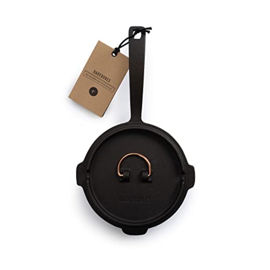 6-Inch All-In-One Cast Iron Sk - Camping Cooking All In One ulasan dan harga