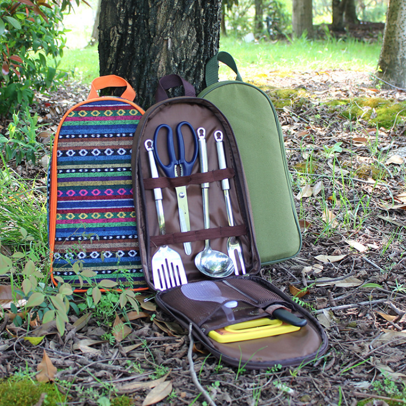 7pcs Camping Kitchen Utensil S - Camping Cooking Utensil Organizer ulasan dan harga