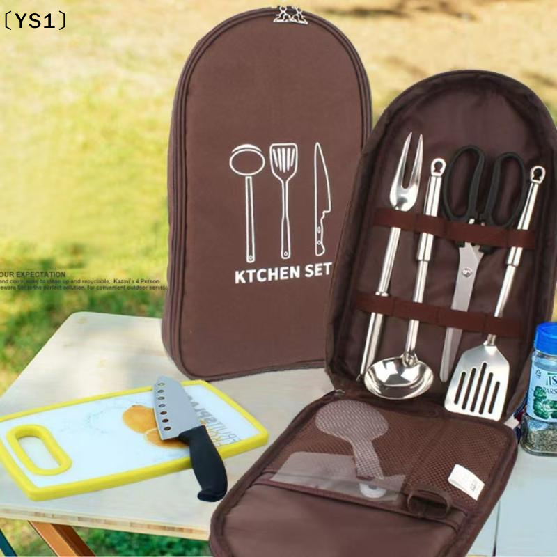 〔YS1〕Outdoor Cooking Bag Campi - Camping Cooking Utensil Organizer ulasan dan harga