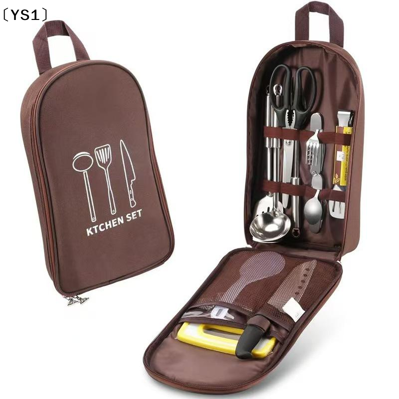 〔YS1〕Outdoor Cooking Bag Campi - Camping Cooking Utensil Organizer ulasan dan harga