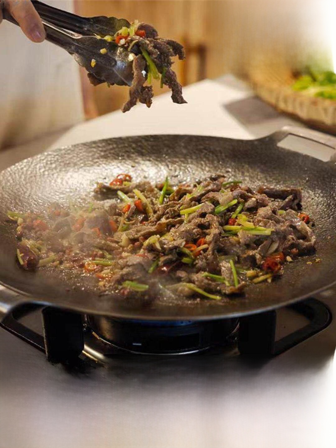 Outdoor Cast Iron Charcoal Gri - Camping Cooking Pan ulasan dan harga