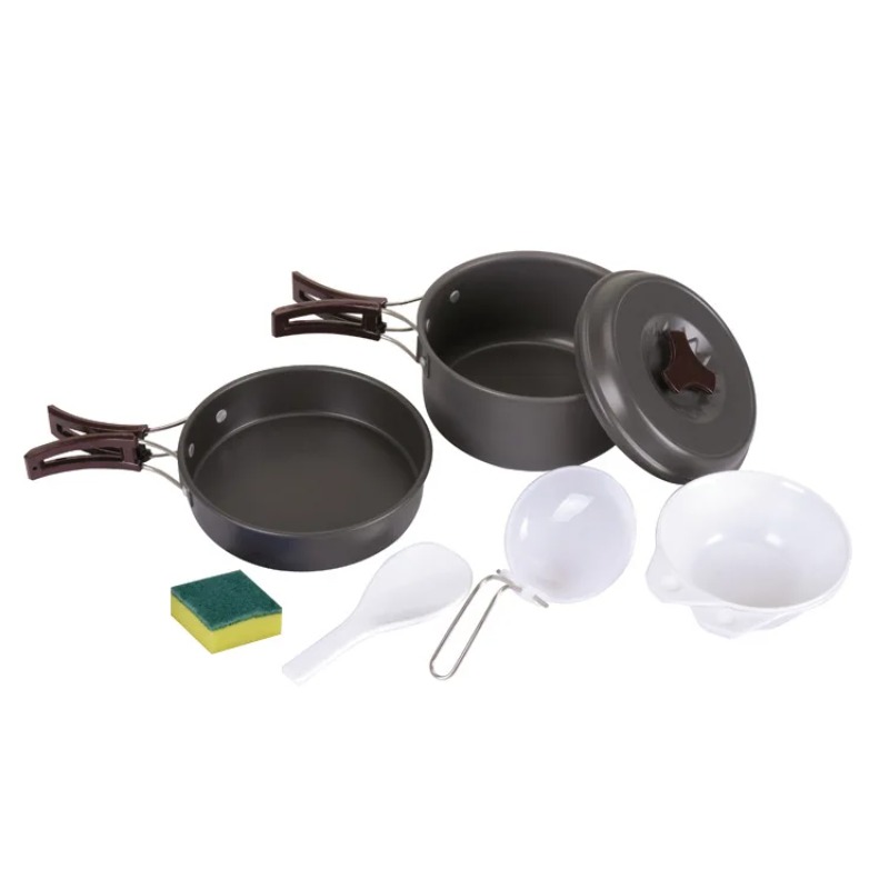 Bulin Outdoor Pot Set Pot Camp - Camping Cooking Set With Kettle ulasan dan harga