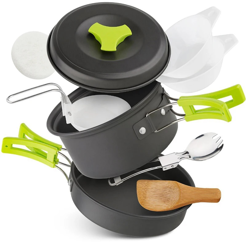 Portable Durable Camping Cookw - Camping Cooking Utensil Bag ulasan dan harga