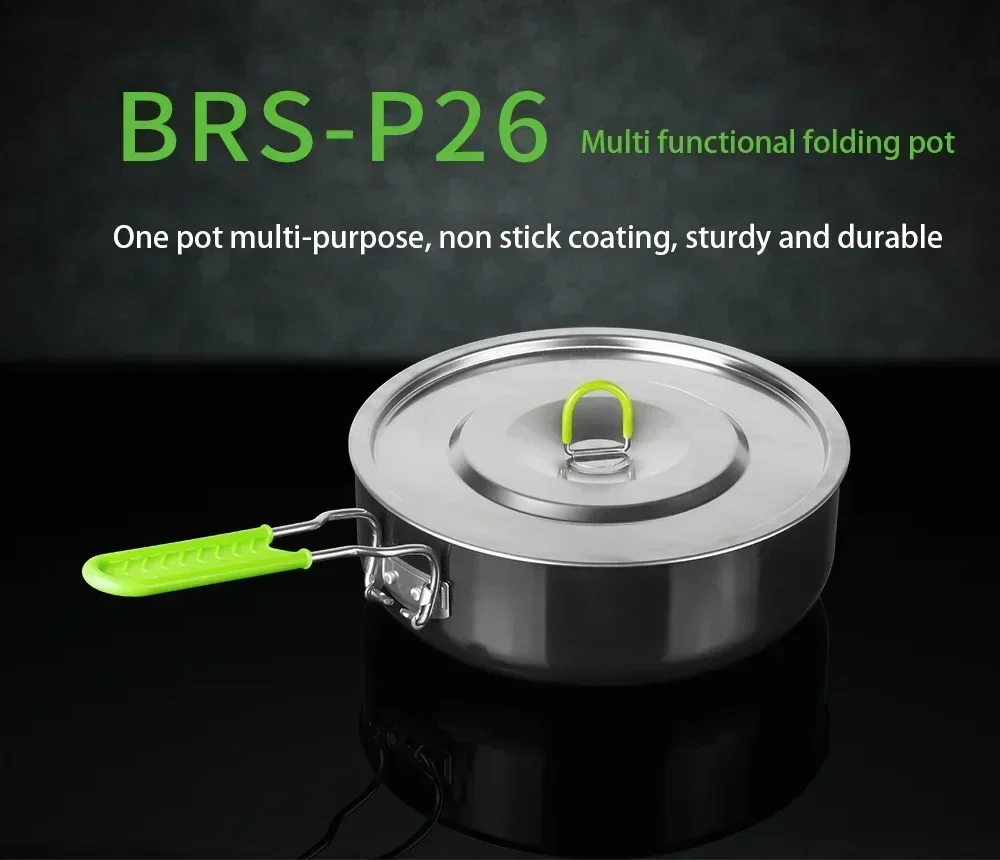 BRS-P26 Multifunctional2026 No - Camping Cooking Pan ulasan dan harga