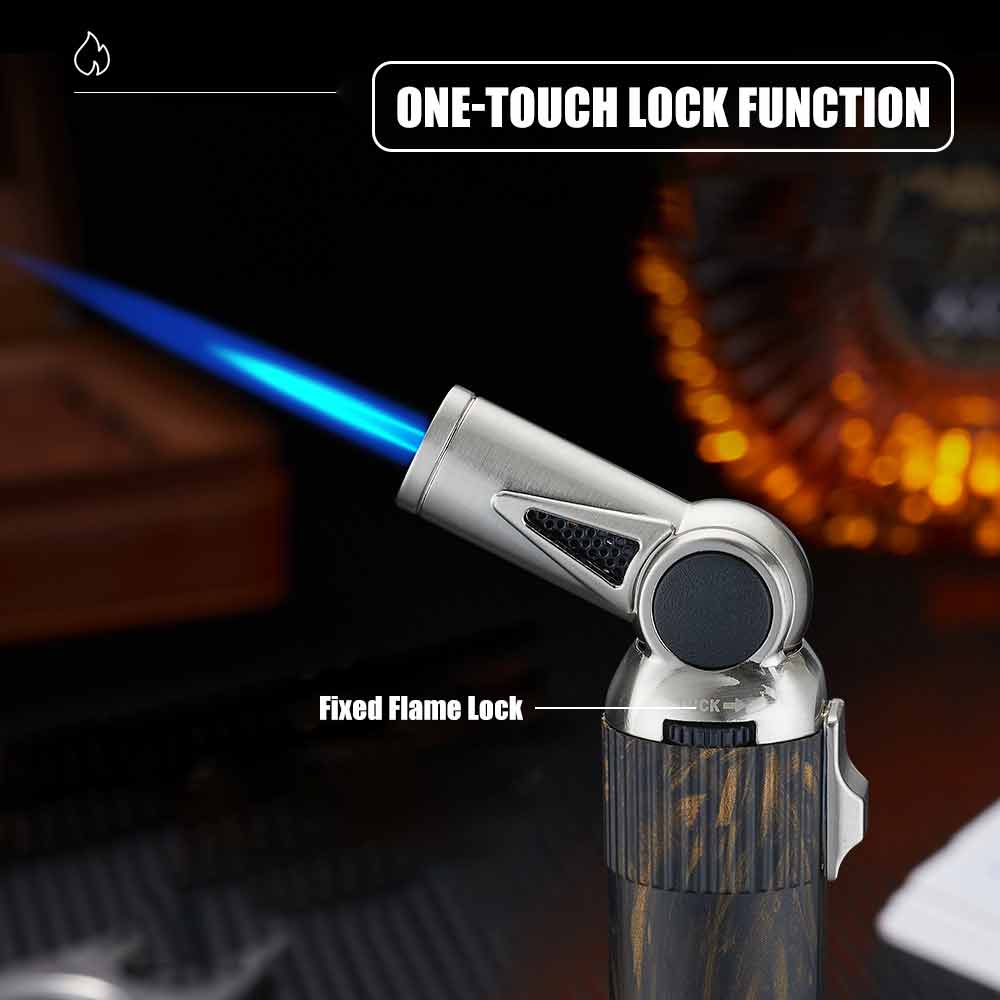 Folding Gun Lighter One Key Lo - Camping Cooking Torch ulasan dan harga