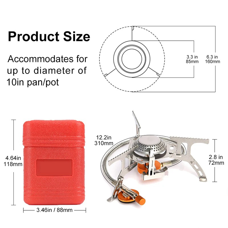 Camping Gas Stove Portable Fol - Camping Cooking Equipment Gas ulasan dan harga