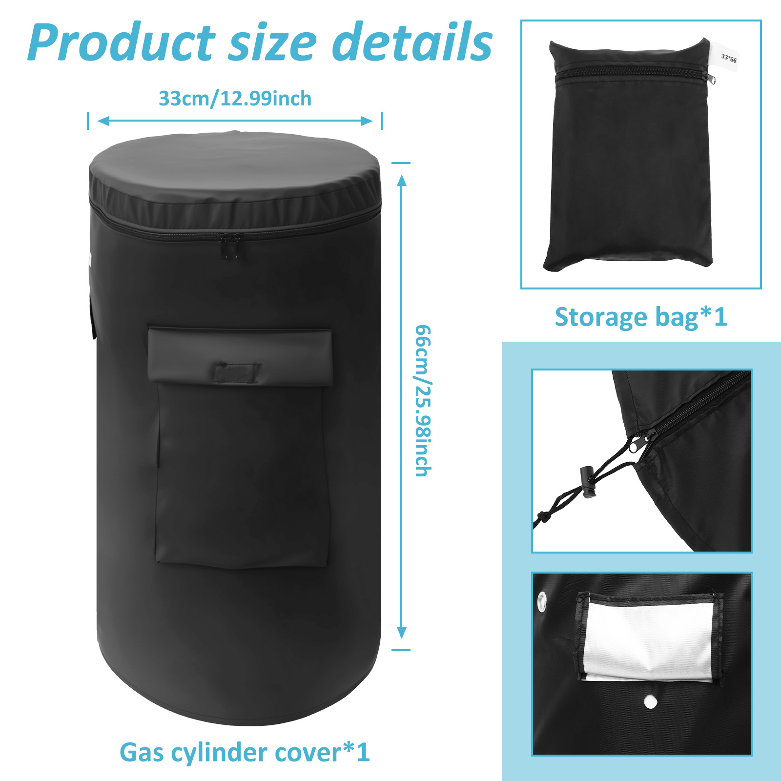 Oxford Cloth Propane Tank Cove - Camping Cooking Propane ulasan dan harga
