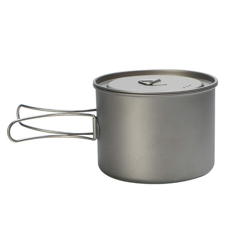Outdoor Picnic Titanium Cookin - Camping Cooking Pan ulasan dan harga