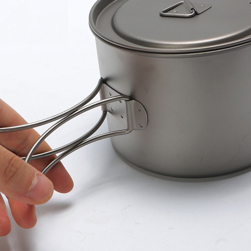 Outdoor Picnic Titanium Cookin - Camping Cooking Pan ulasan dan harga
