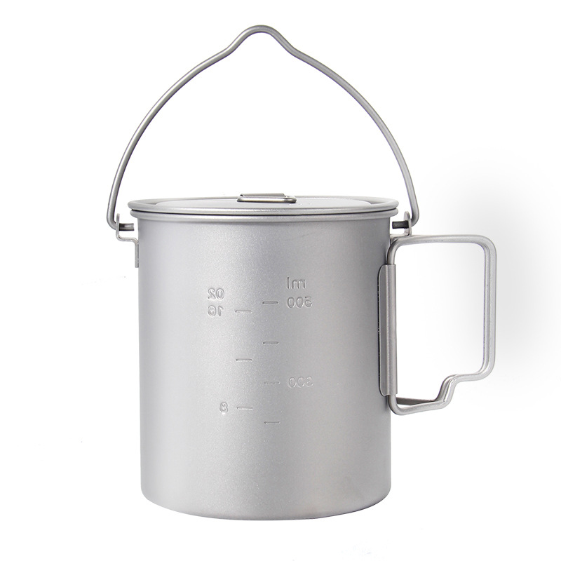 Outdoor Picnic Titanium Cookin - Camping Cooking Pan ulasan dan harga
