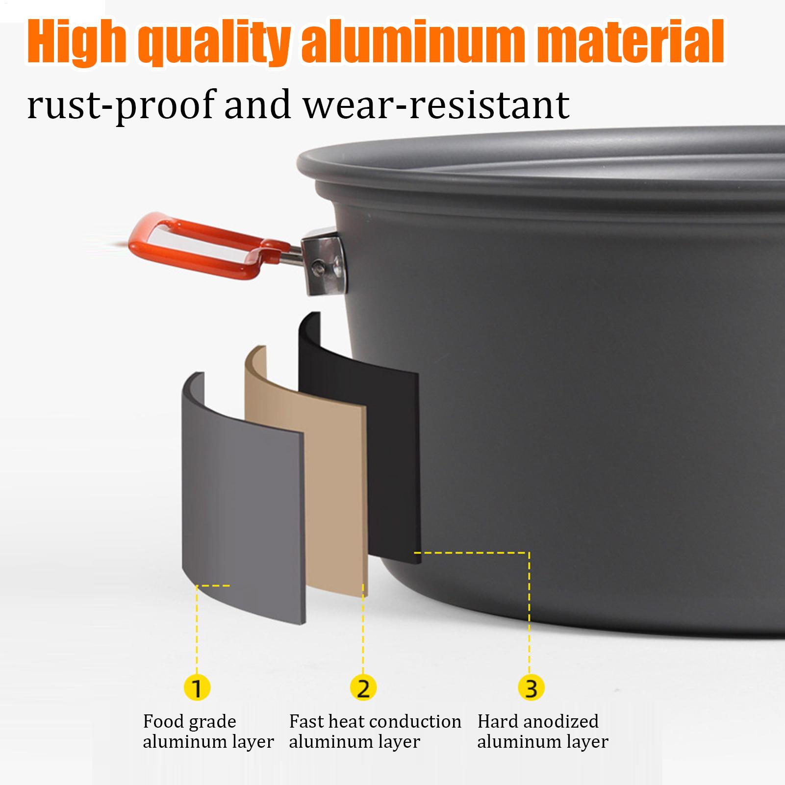7.5L Portable Camping Steamer  - Camping Cooking Set With Kettle ulasan dan harga