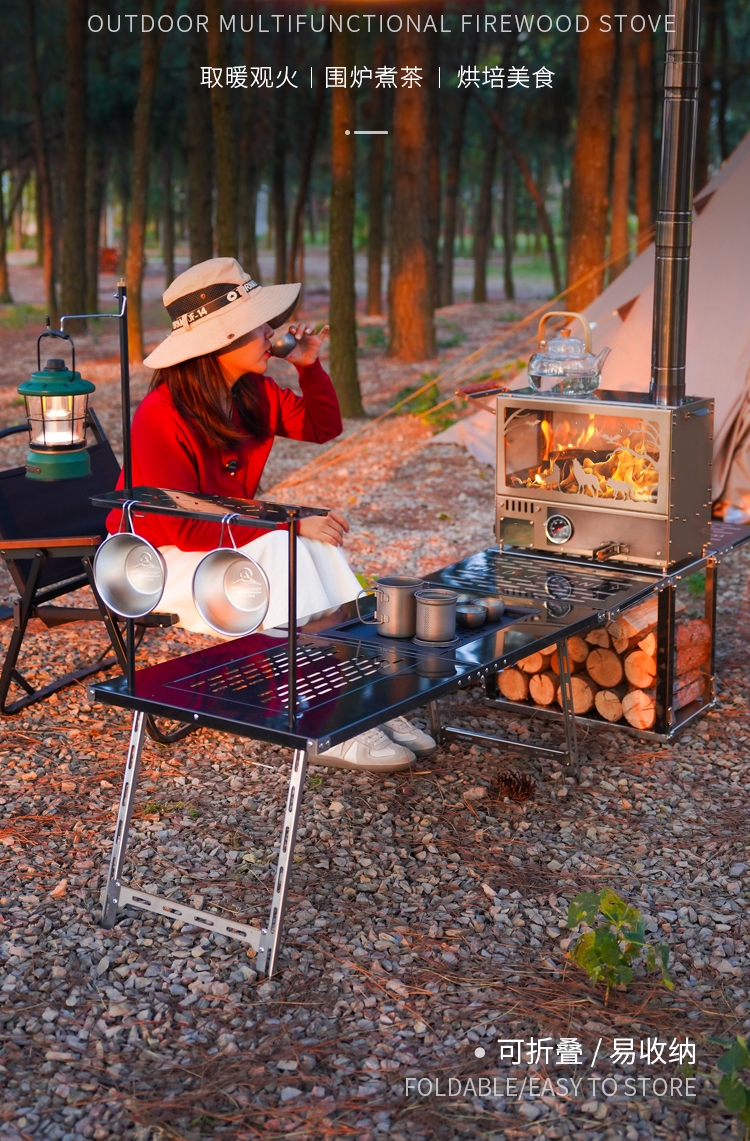 All-In-One Outdoor Stainless S - Camping Cooking All In One ulasan dan harga