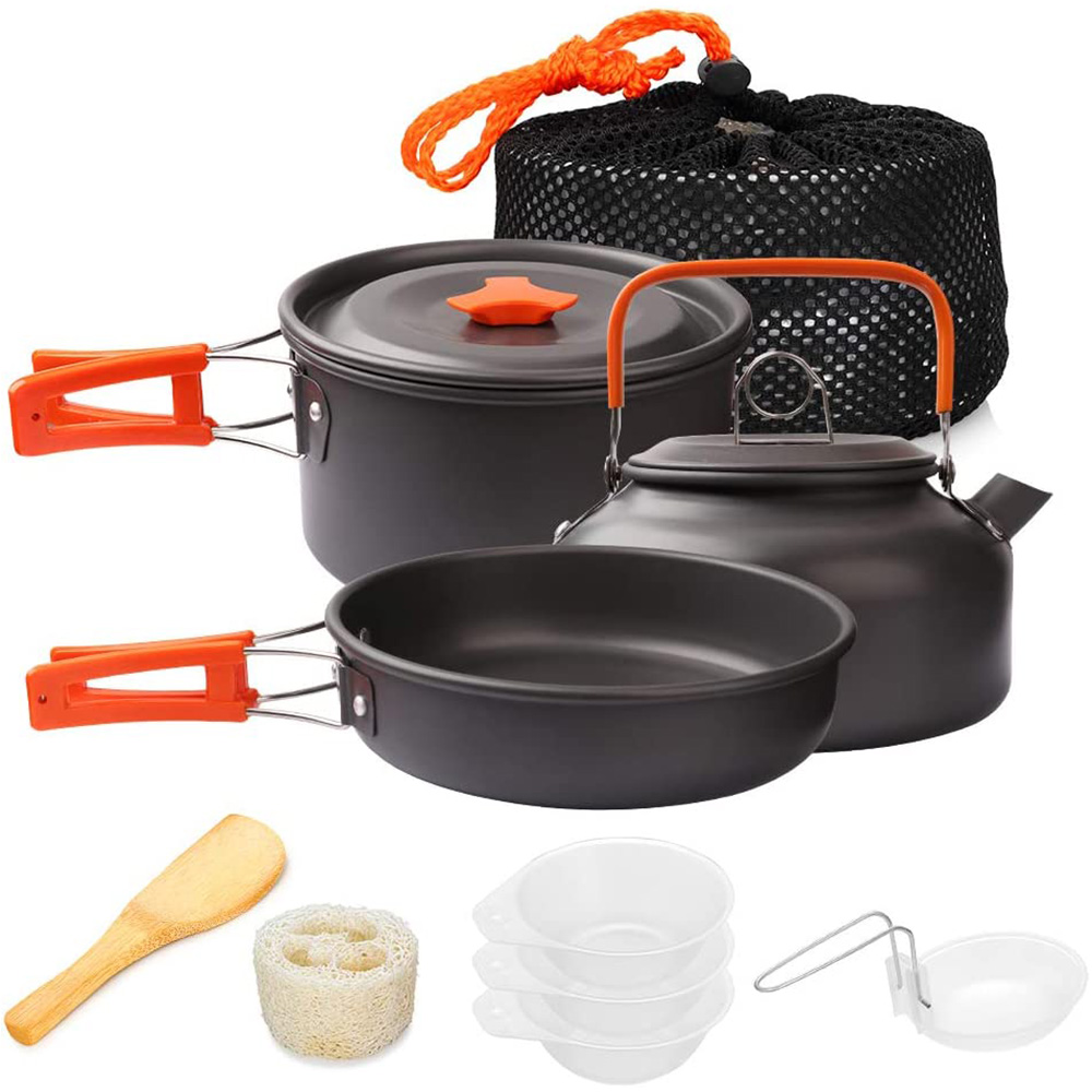 1pcs/1set Camping Cookware Kit - Camping Cooking Utensil Bag ulasan dan harga