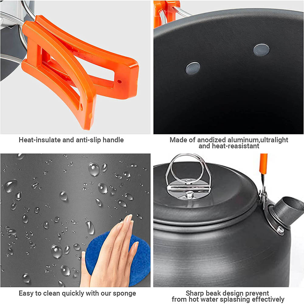 1pcs/1set Camping Cookware Kit - Camping Cooking Utensil Bag ulasan dan harga