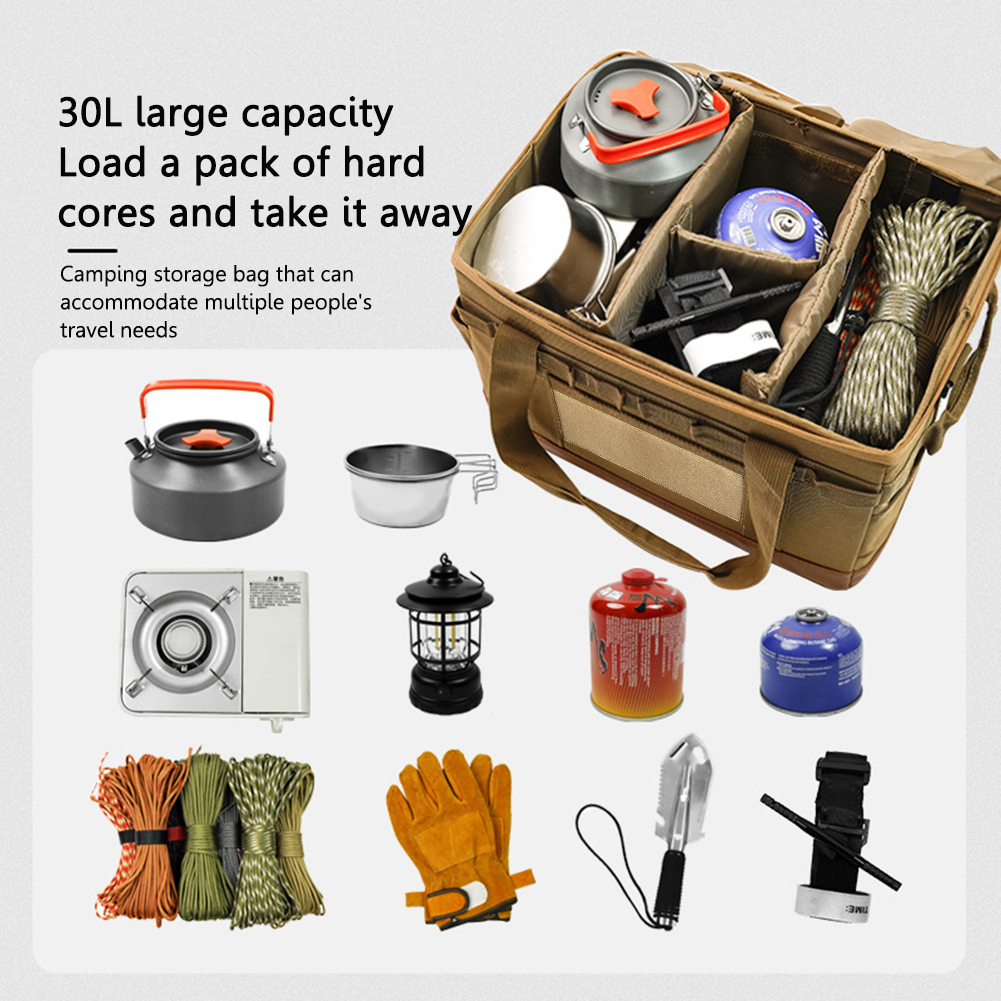 30L Camping Cookware Organizer - Camping Cooking Utensil Organizer ulasan dan harga