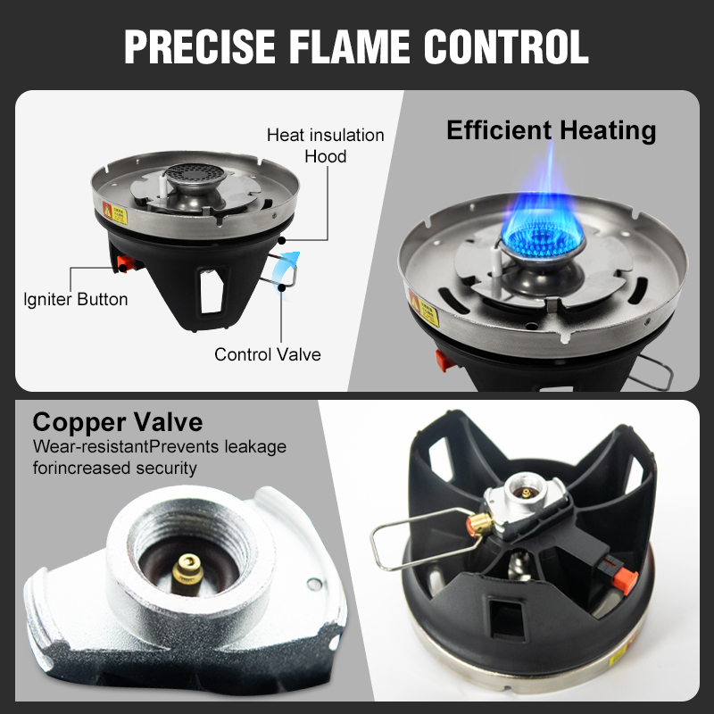 WESTTUNE Outdoor Cooking Syste - Camping Cooking Propane ulasan dan harga