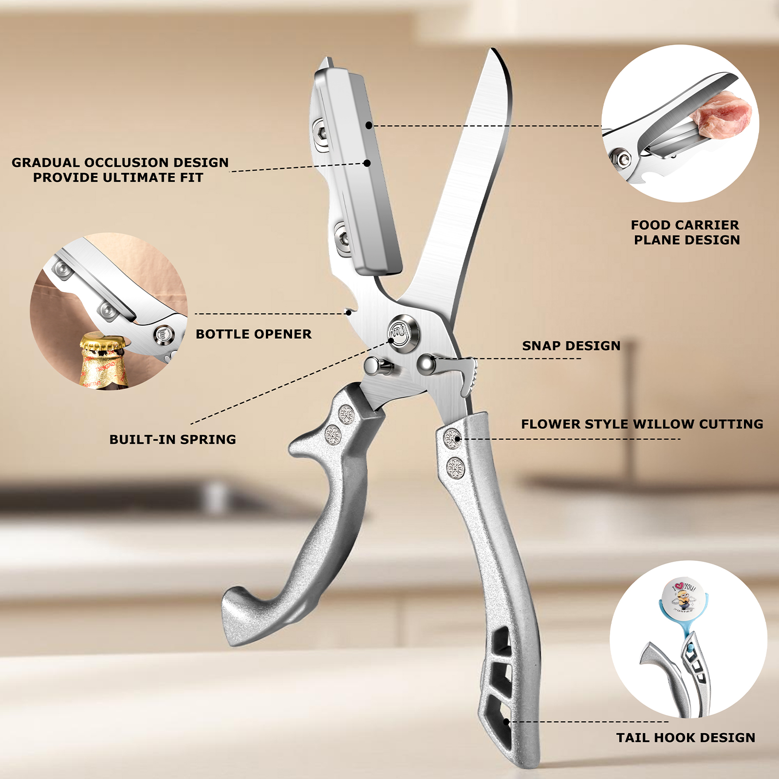 Multifunctional Kitchen Scisso - Camping Cooking All In One ulasan dan harga
