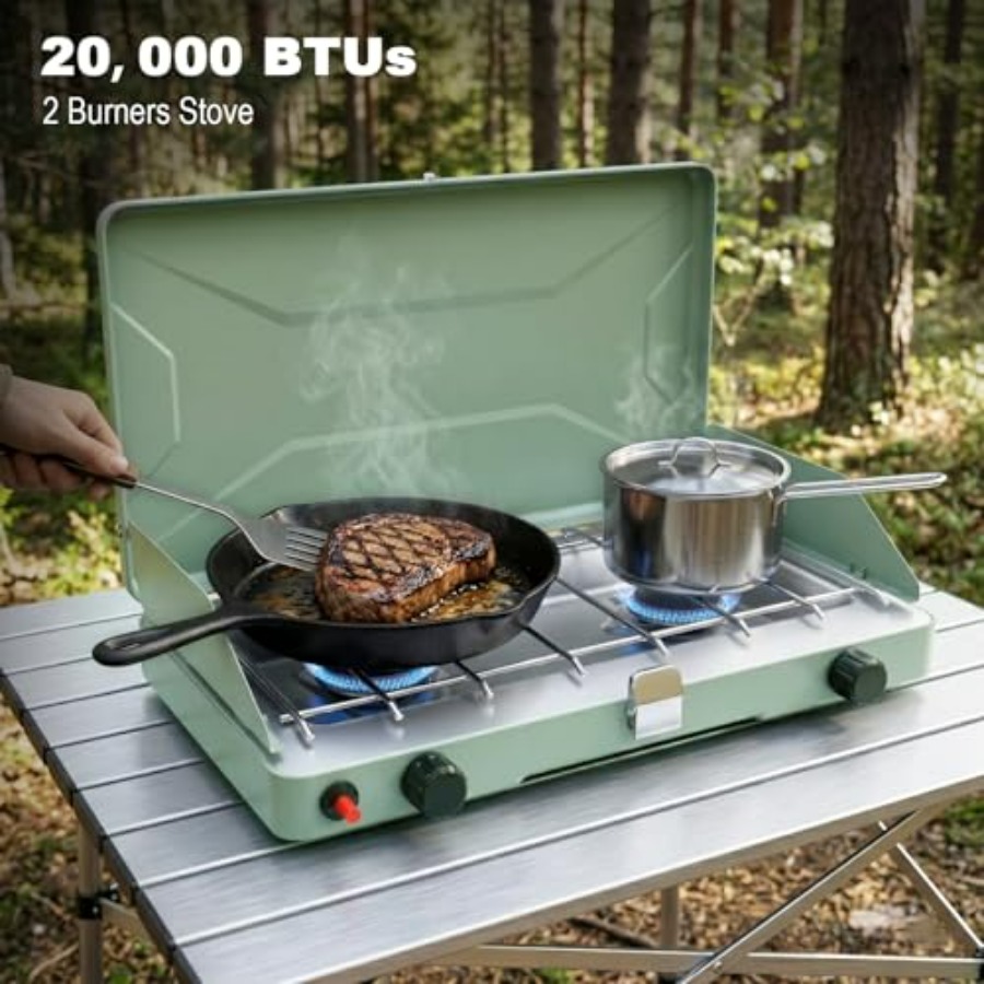Portable Camping Stove for out - Camping Cooking Propane ulasan dan harga