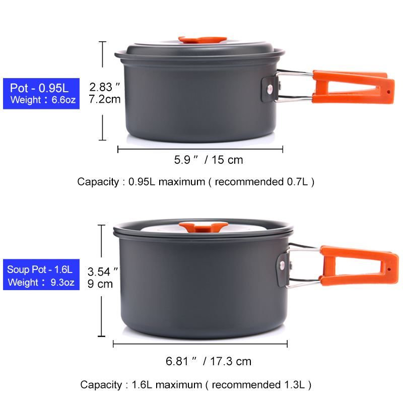 Widesea Camping Outdoor Cookwa - Camping Cooking All In One ulasan dan harga