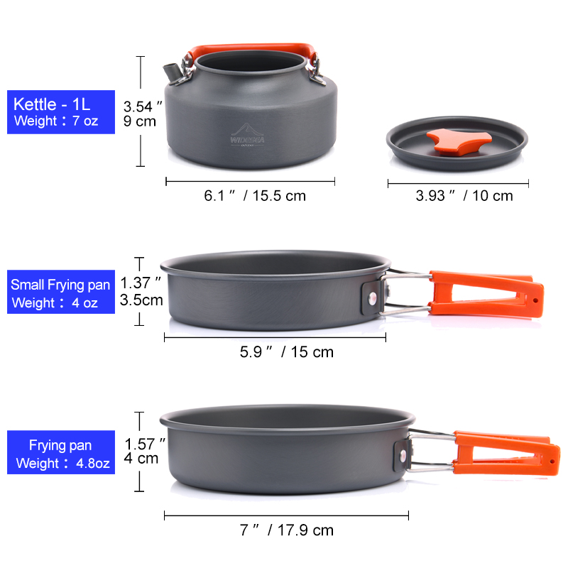 Widesea Camping Outdoor Cookwa - Camping Cooking All In One ulasan dan harga