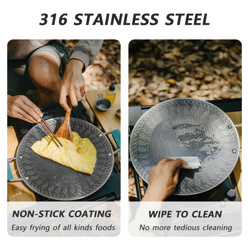 Naturehike BBQ Cooking Grill P - Camping Cooking Pan ulasan dan harga