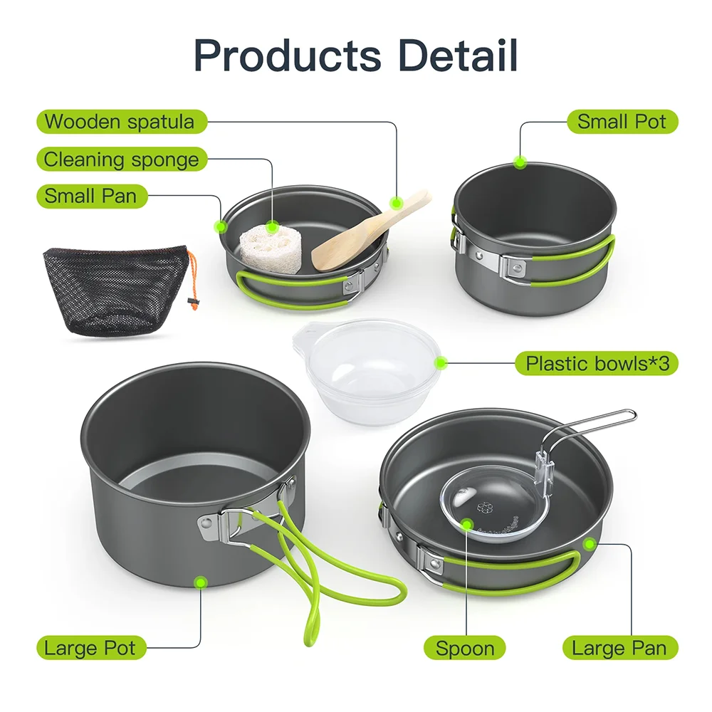 Outdoor Cooking Camping utensi - Camping Cooking All In One ulasan dan harga