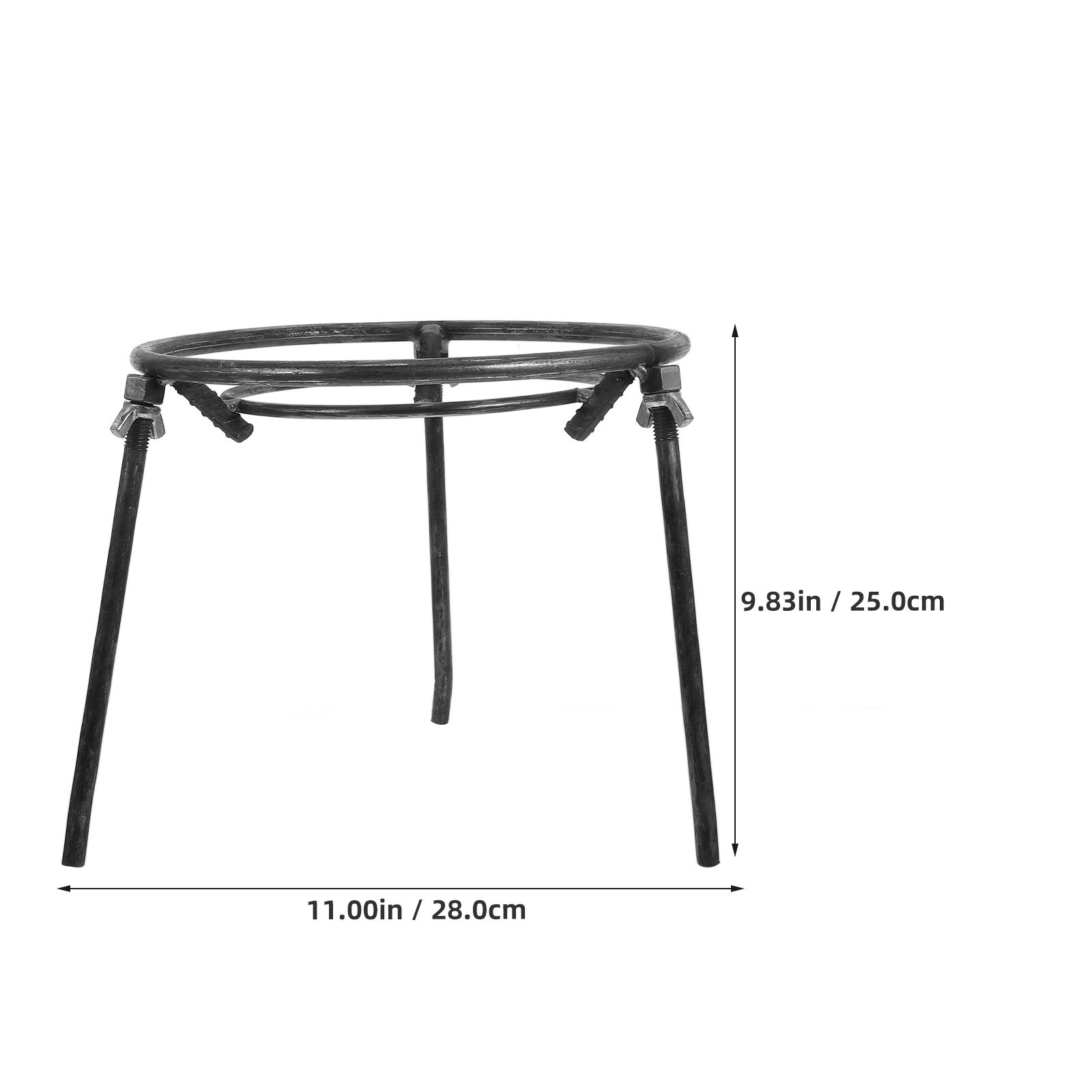 Detachable Triangular Pot Rack - Camping Cooking Ring ulasan dan harga