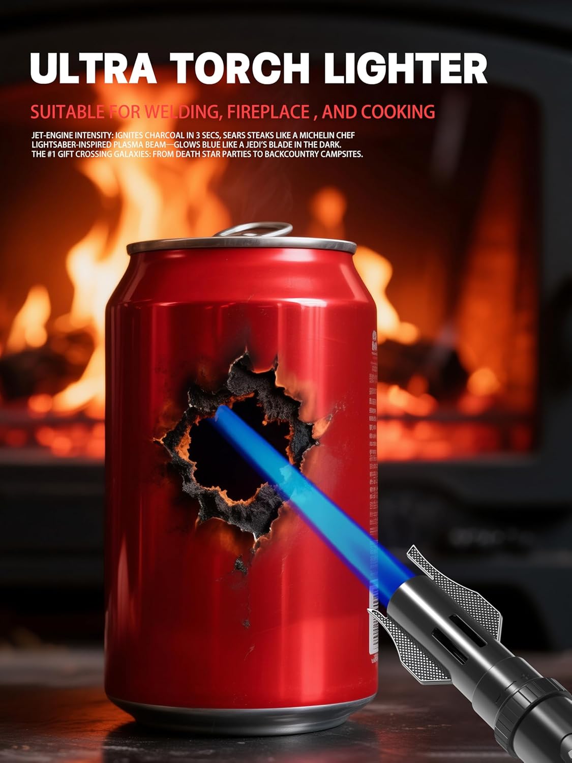 Windproof Jet Flame Torch Ligh - Camping Cooking Torch ulasan dan harga