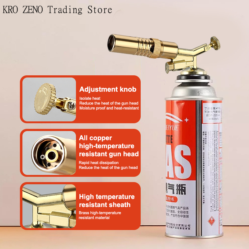 🔝Portable Welding Gas Torch Fl - Camping Cooking Torch ulasan dan harga