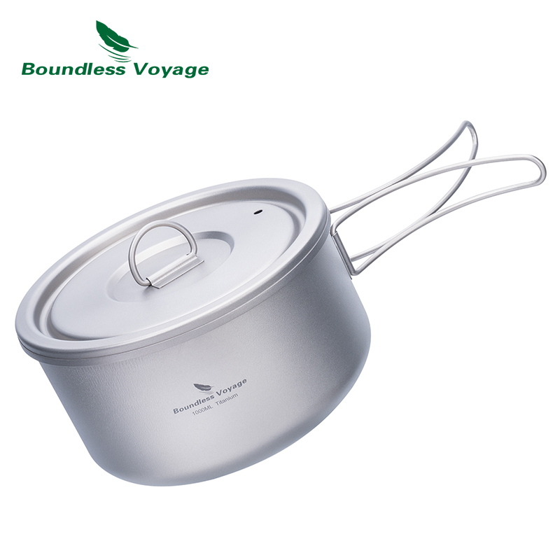 Boundless Voyage Titanium Camp - Camping Cooking Pan ulasan dan harga