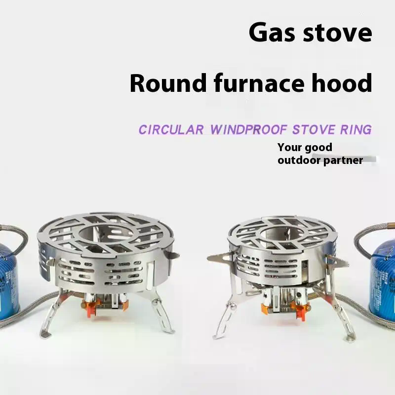 Outdoor Stove Windshield Porta - Camping Cooking Ring ulasan dan harga